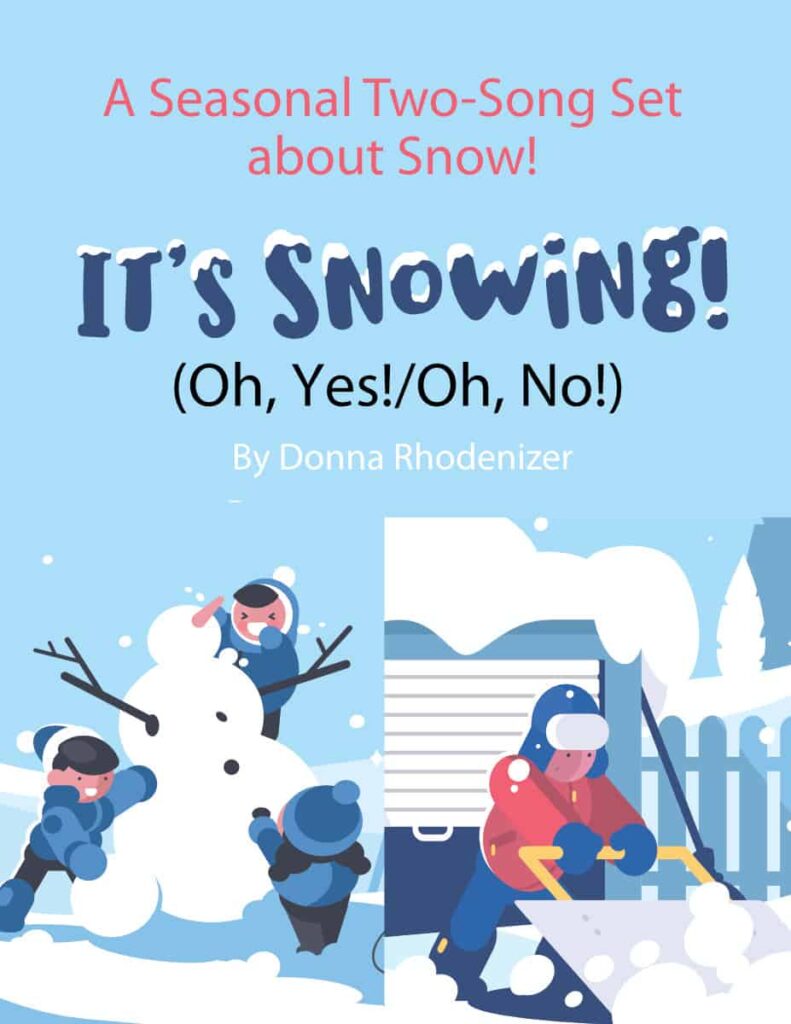 It's Snowing! (Oh, Yes!/Oh, No!) Song Download Package