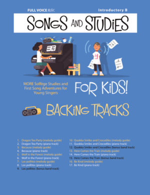 Backing Tracks for Songs and Studies Introductory B