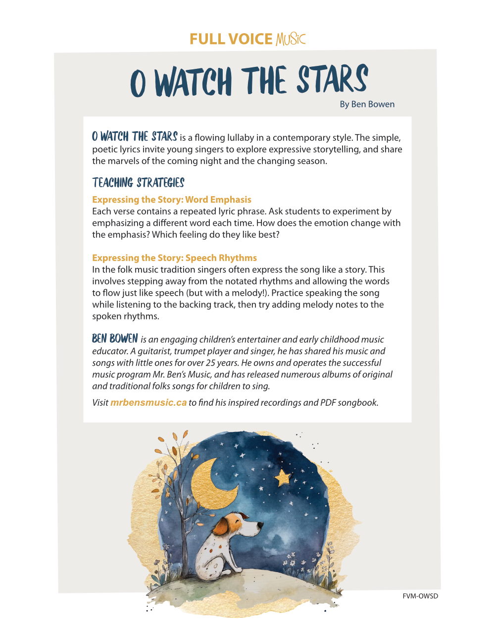 O Watch the Stars by Ben Bowen