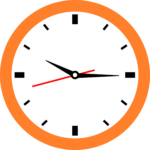 a graphic of a clock