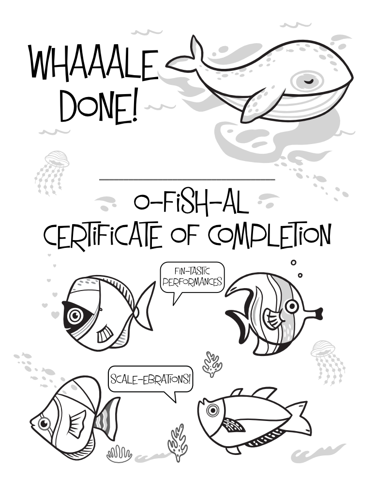 Songs and Studies for Kids! Level one certificate of completion product image