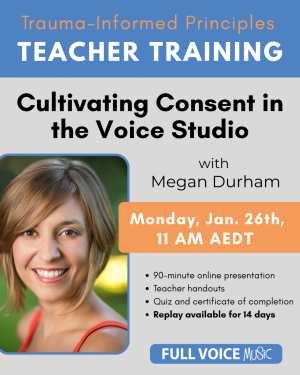 An image of workshop guest Megan Durham and text displaying the workshop title, time, and brief information.