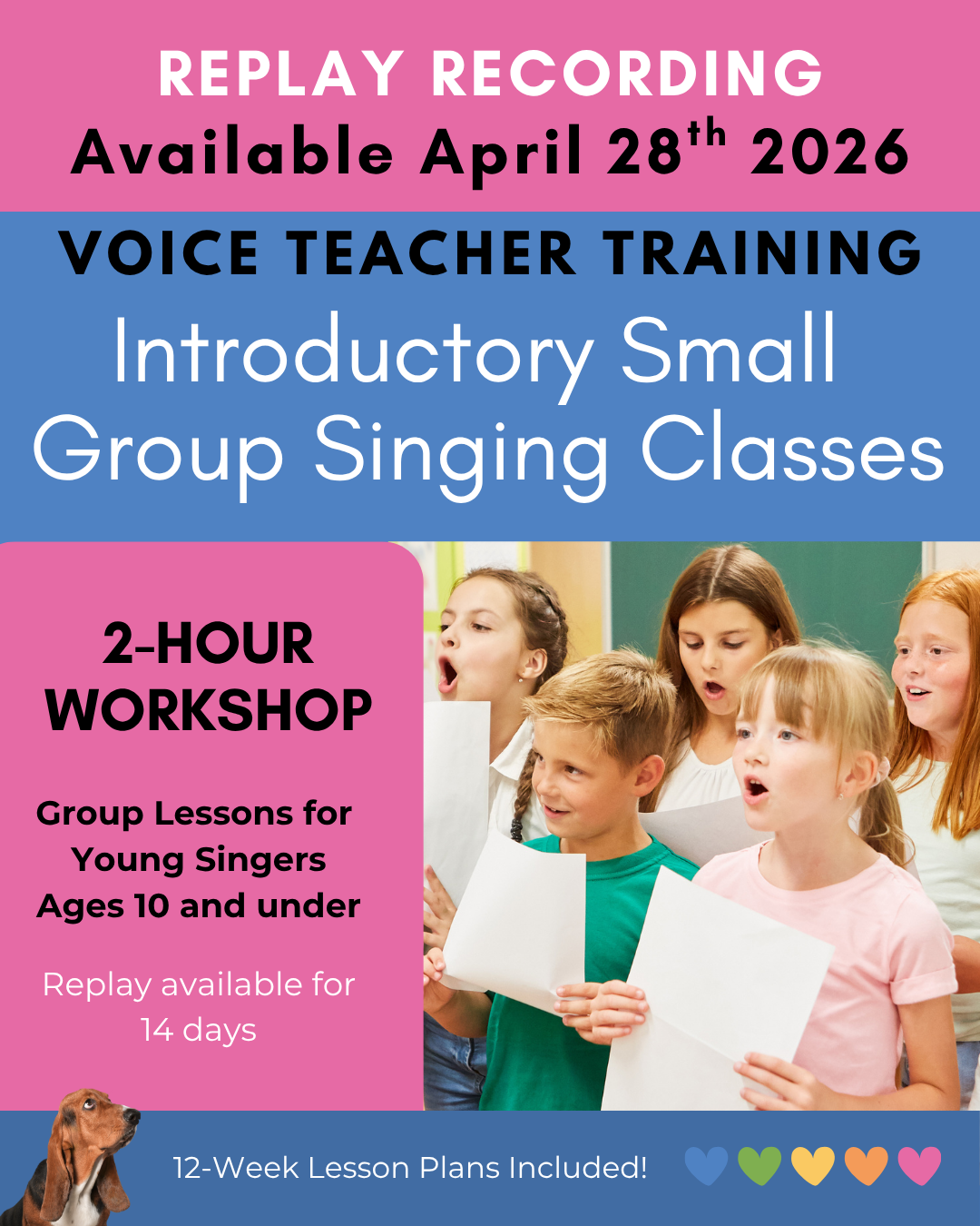 Voice Teacher Training: Introductory Small Group Singing Classes 2-hour workshop