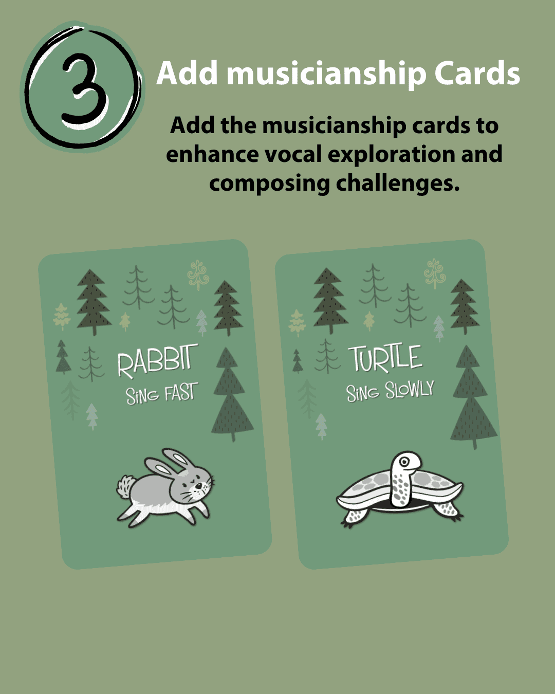 Step 3: add musicianship cards.
