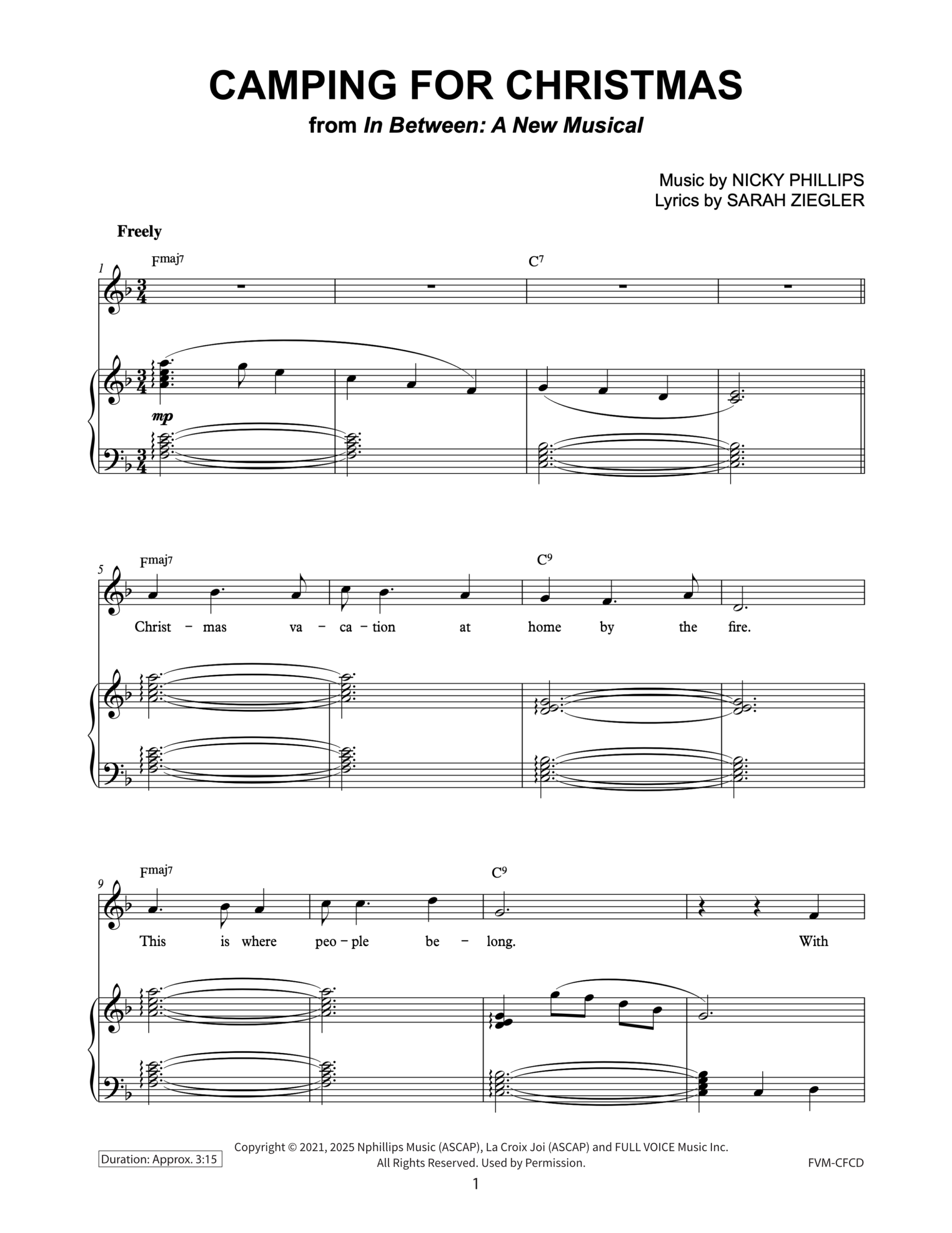 Full score sample page 1