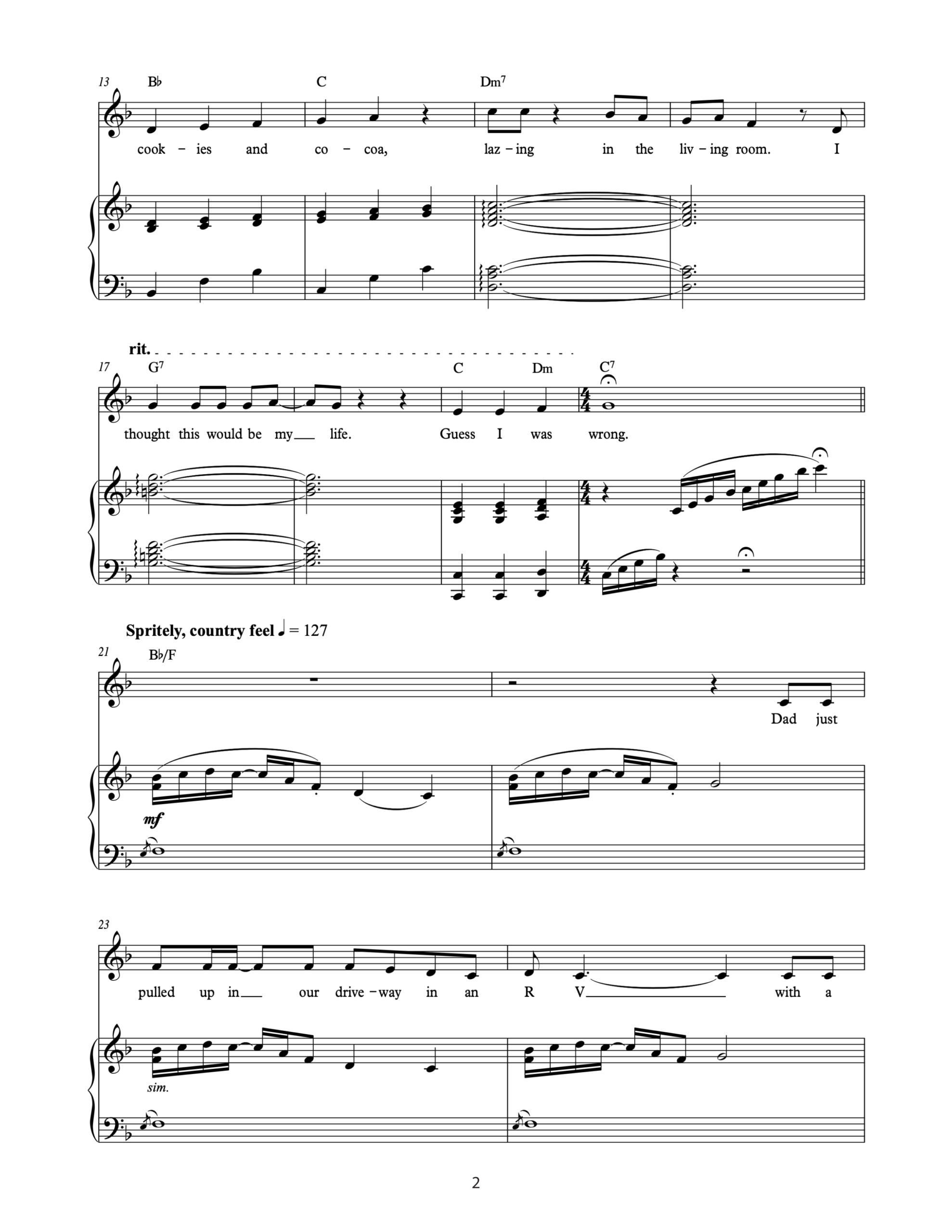 Full score sample page 2